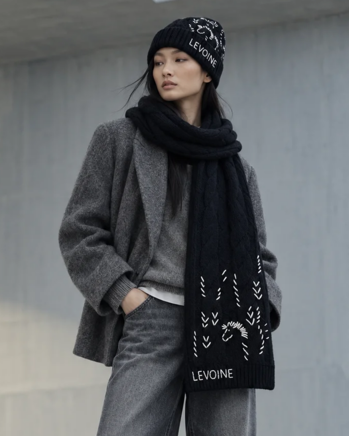 Alpaca Wool Scarf Chevaux Nomades